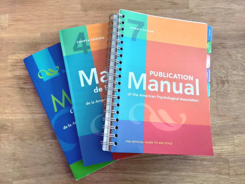 Several publications manuals